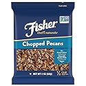FISHER Chef's Naturals Chopped Pecans, 2 oz, Naturally Gluten Free, No Preservatives, Non-GMO