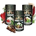 Afia Mediterranean Spice Blends Gift Set | Za’atar, Baharat & Shawarma Spice | Mediterranean for Steak, Chicken and Vegetable Seasoning, BBQ Rub (Pack