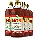 Virgin Noni Juice - 100% Pure Hawaiian Noni Juice - 4 Pack of 32oz Glass Bottles