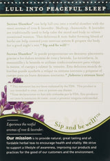 Lifestyle Awareness Serene Slumber Tea with Soothing Lavender, Caffeine-Free , 20 Tea Bags