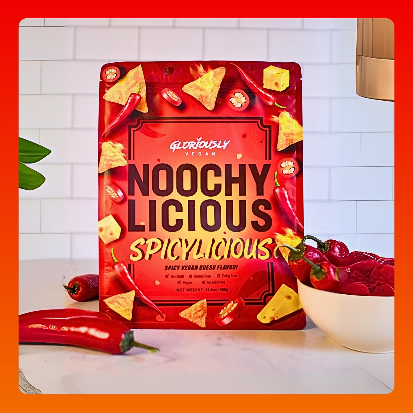 Gloriously Vegan SpicyLicious Mexican Sauce - Bold & Spicy Plant-Based Flavor, 13.6 oz (1 Pack)