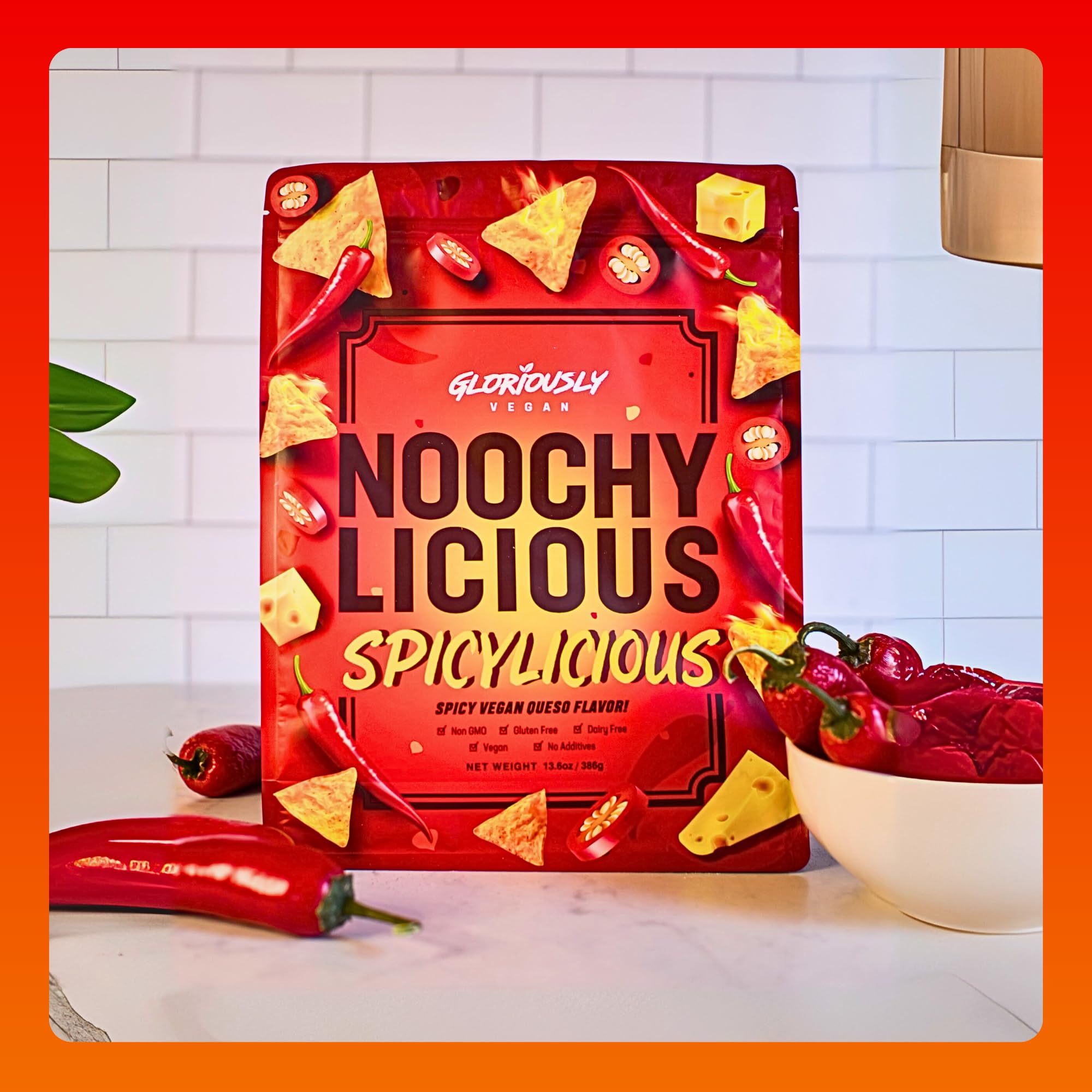 Gloriously Vegan SpicyLicious Mexican Sauce - Bold & Spicy Plant-Based Flavor, 13.6 oz (1 Pack)