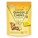 Prince Of Peace Ginger Chews With Lemon, 4 oz. - Candied Ginger - Lemon Candy - Lemon Ginger Chews - Natural Candy - Ginger Candy for Nausea