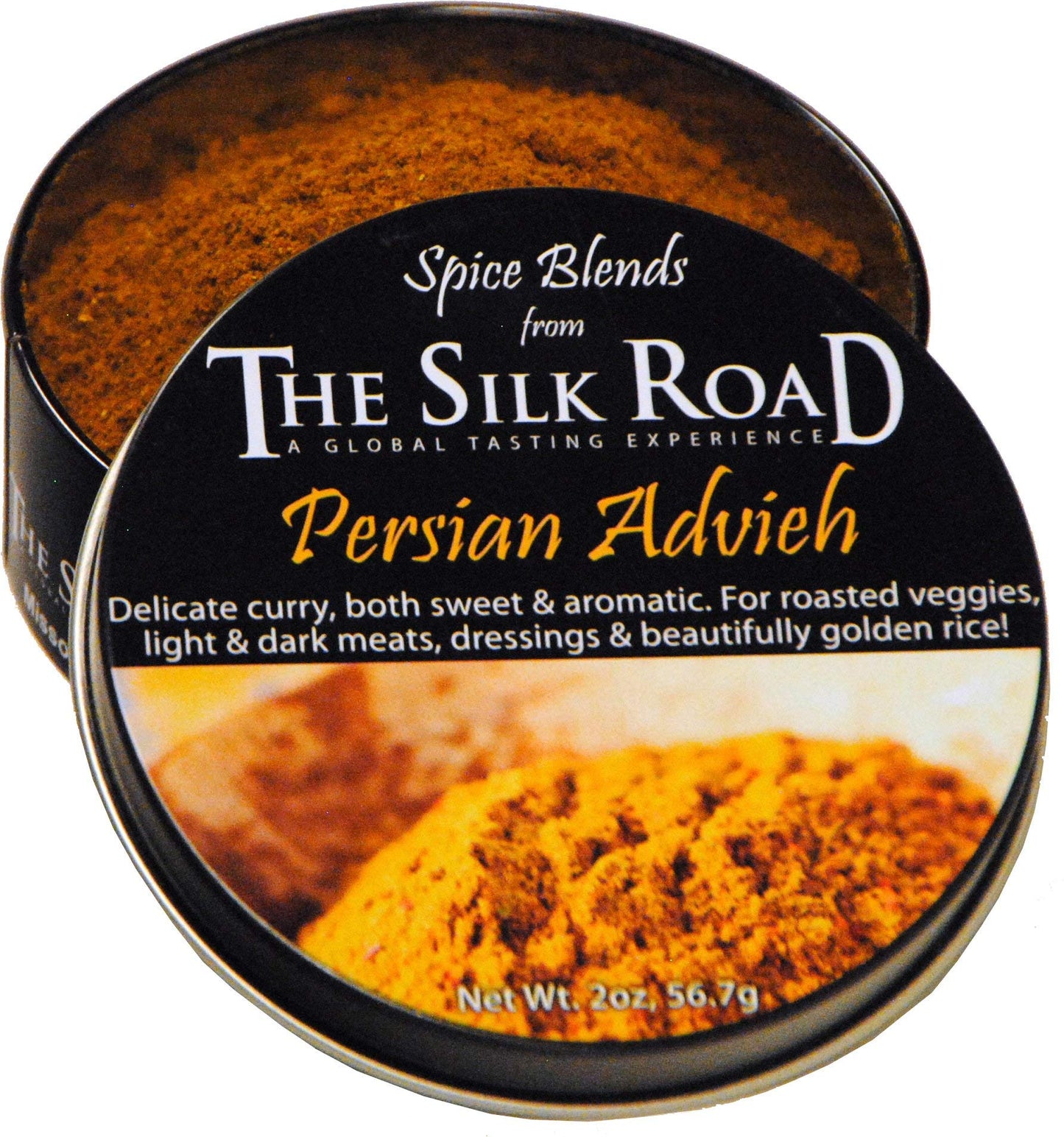Persian Advieh Spice Blend from The Silk Road Restaurant & Market (2oz), No Salt | All Natural Persian Spice Seasoning | Vegan | Gluten Free