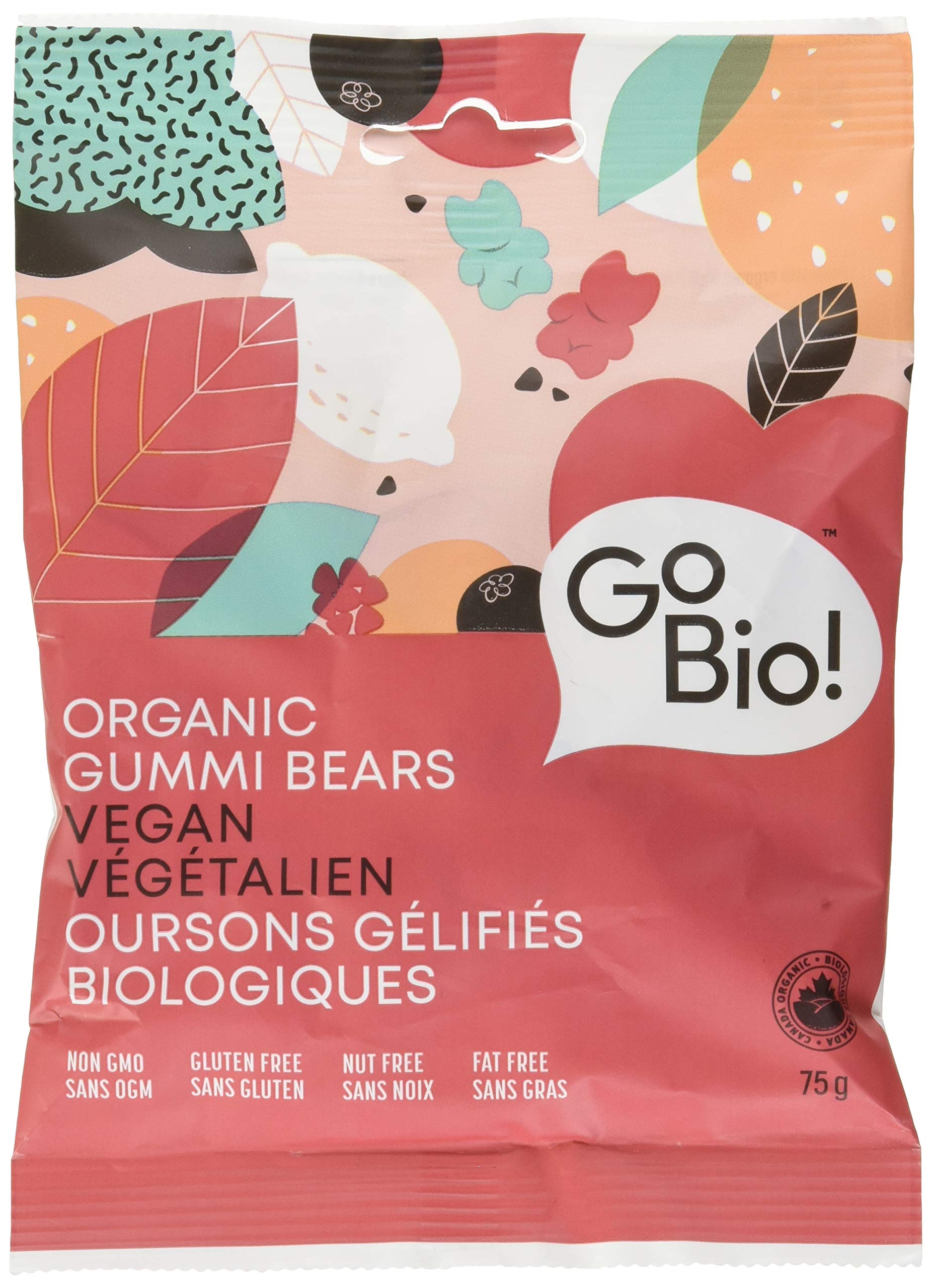 Go Bio Organic Sour Fruit Gummies, 50 GR