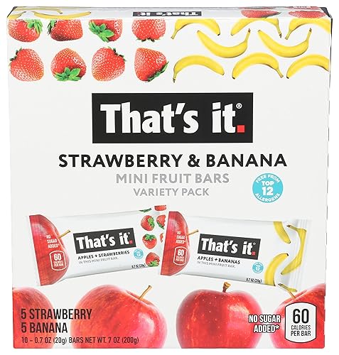 Thats it Strawberry & Banana Mini Fruit Bars, 7 OZ