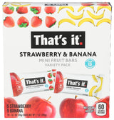Thats it Strawberry & Banana Mini Fruit Bars, 7 OZ