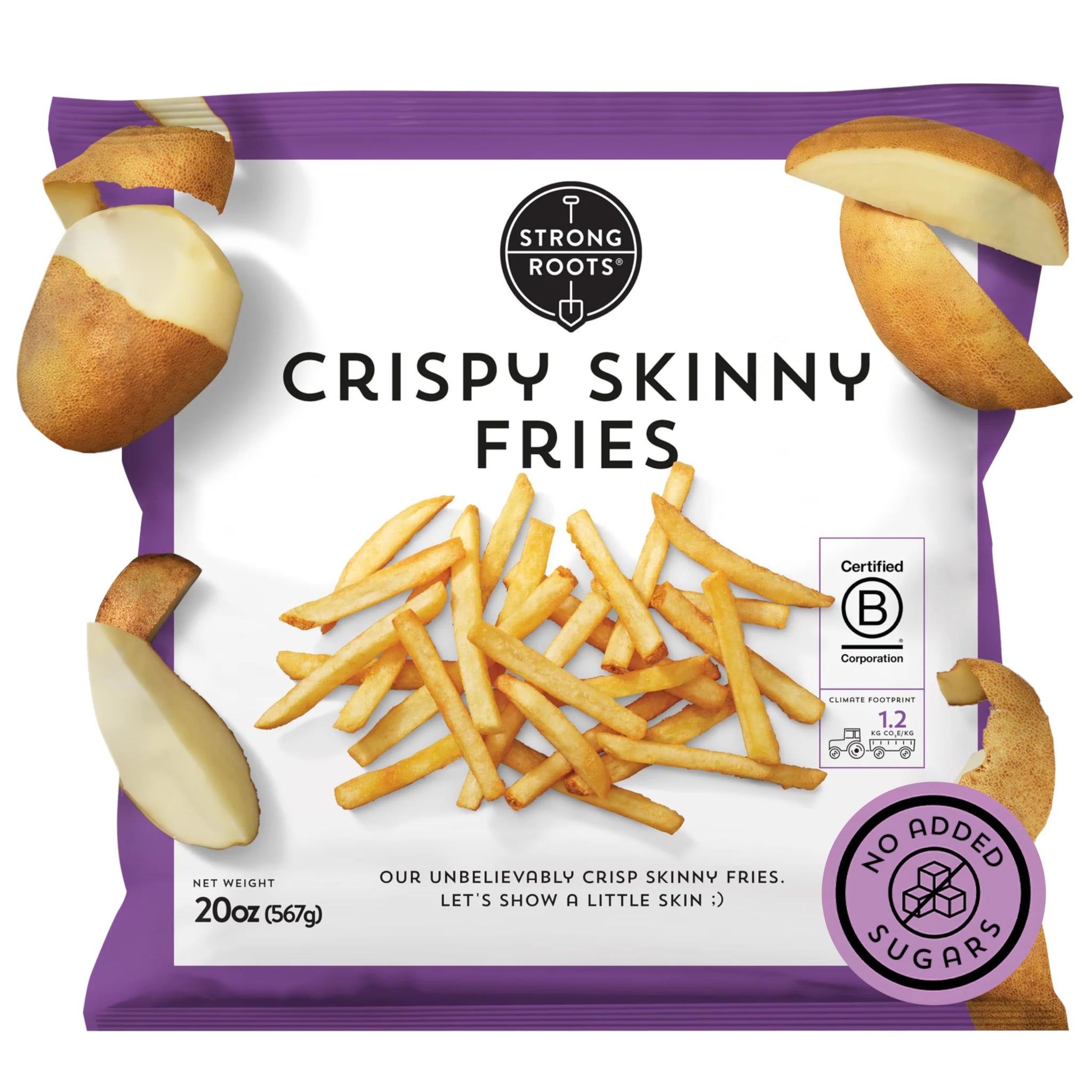 Strong Roots Crispy Skinny Fries, 20 oz