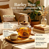 10.5 oz Roasted Barley Tea - Caffeine-Free, Sugar-Free | Nutty Korean-Style Grain Tea | 300 g