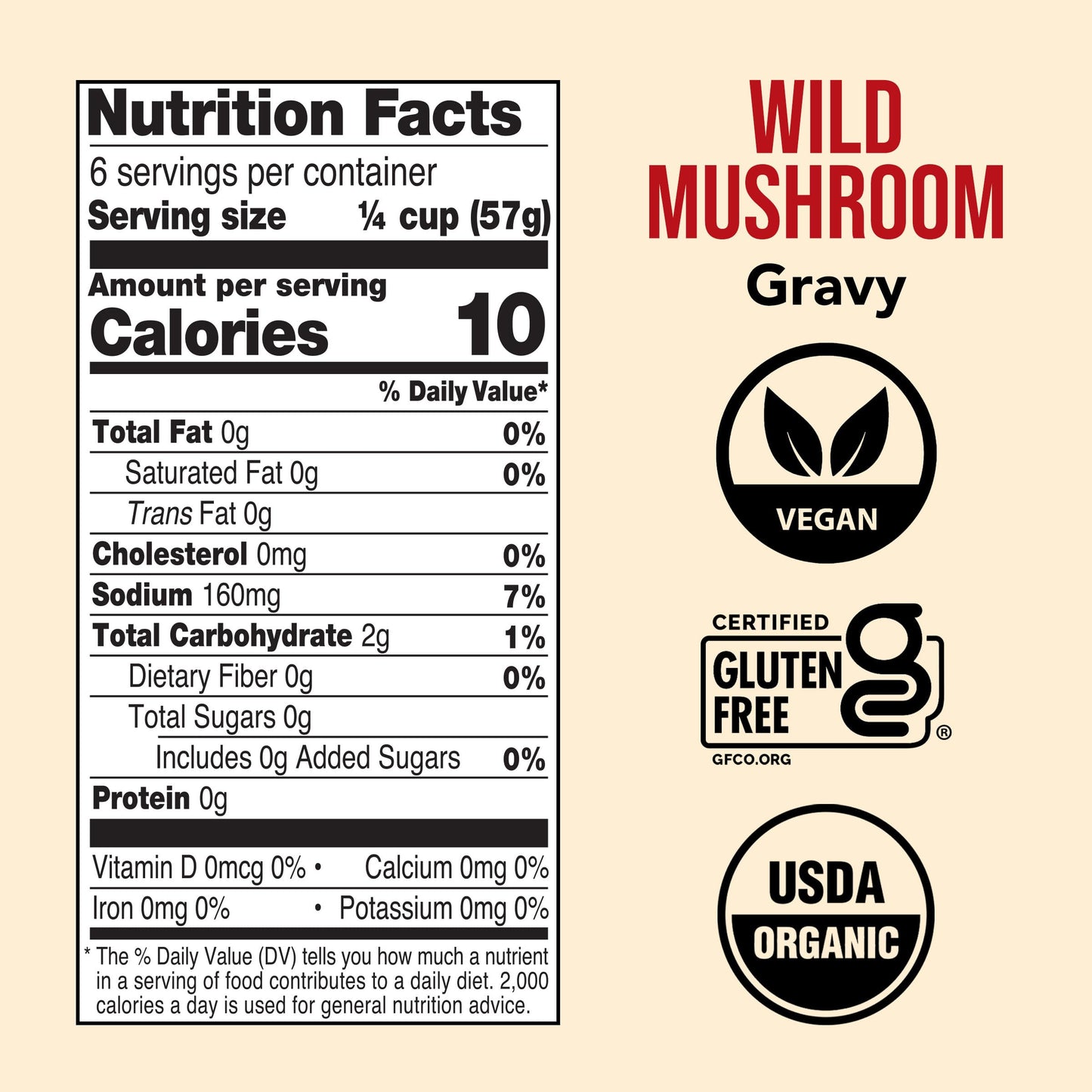 Imagine Organic Vegan Wild Mushroom Gravy 13.5 oz