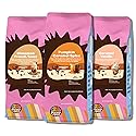 Crazy Cups Flavored Ground Coffee Variety Pack, Includes Cinnamon French Toast, Caramel Vanilla, Pumpkin Caramel Spice, in 10 oz Bags, For Brewing