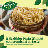 Heaven & Earth Gluten Free Brown Rice Pasta Fetuccinni, 12oz (3 Pack) | Great Texure | Real Pasta Taste & Mouthfeel | Whole Grain Gluten Free Pasta | Linguine Style | Kosher