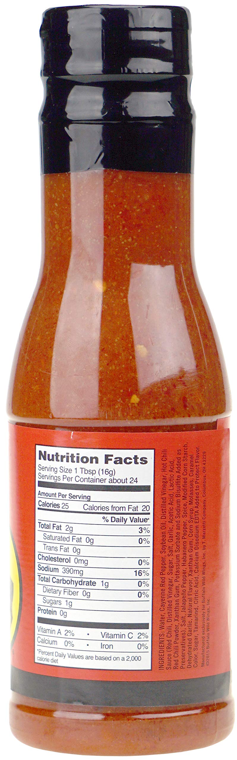 Buffalo Wild Wings Sauce (Wild) 12 oz Bottle