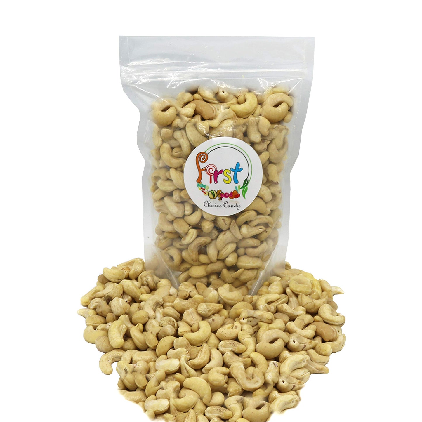 FirstChoiceCandy Whole Natural Raw Cashew Nuts, 3 Pound