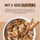 Purely Elizabeth, Cinnamon Peanut Butter, Keto Granola with MCT Oil, Grain-Free (3 Ct, 8oz Bags)