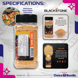 Blackstone Sweet Maple Seasoning - Gourmet Griddle Premium Barbecue Rub 4 Pk (30.4 oz) + BBQ Masters & Opener (6 Items)!