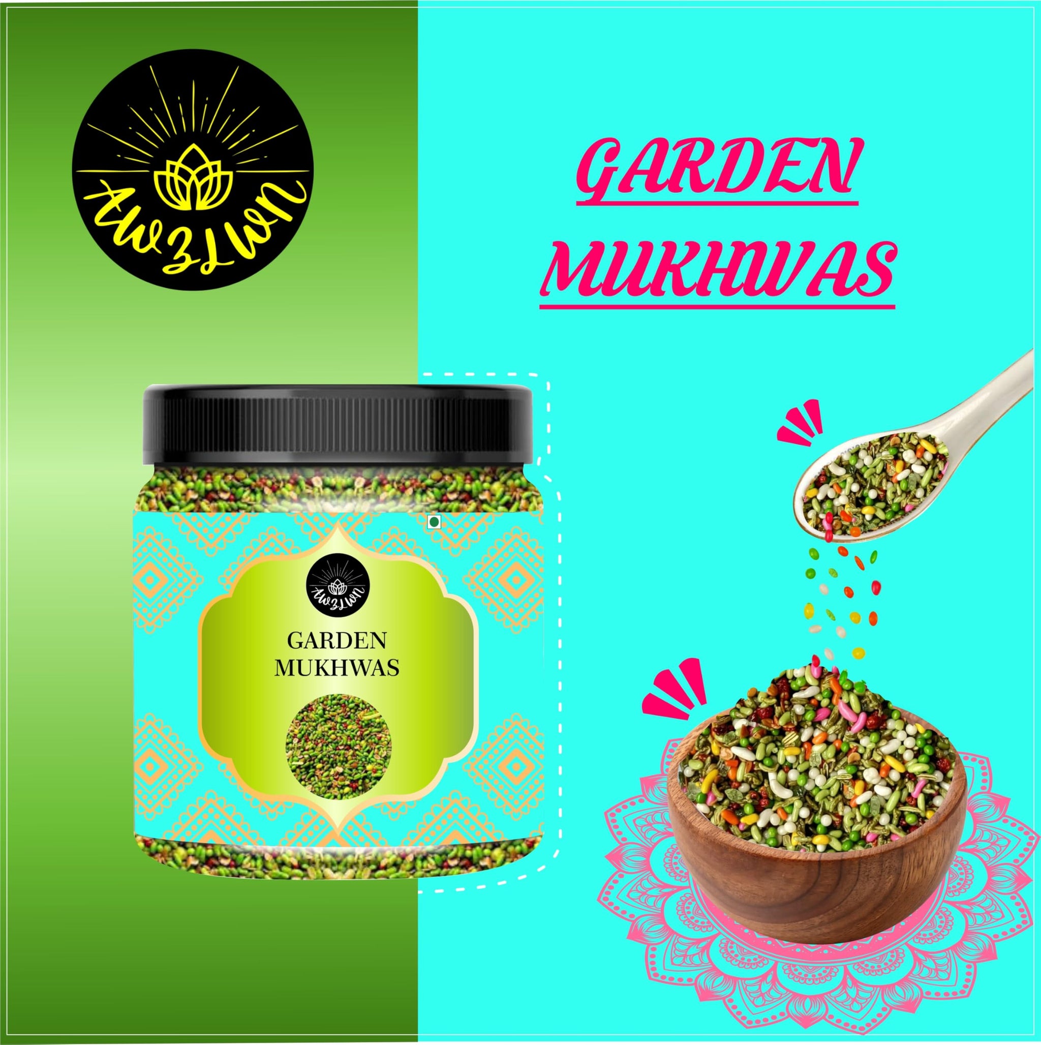 AWZLWN Natural Garden Mukhwas 7.05 OZ (200 GM) | Set oF 1 | AWZLWN