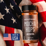 Spice Guru Mocha Hops BBQ Rub - Gifts for Men Who Cook, Gifts for Dad, Men Gifts, Dad Birthday Gift - Spices and Seasonings Sets - Steak Seasoning