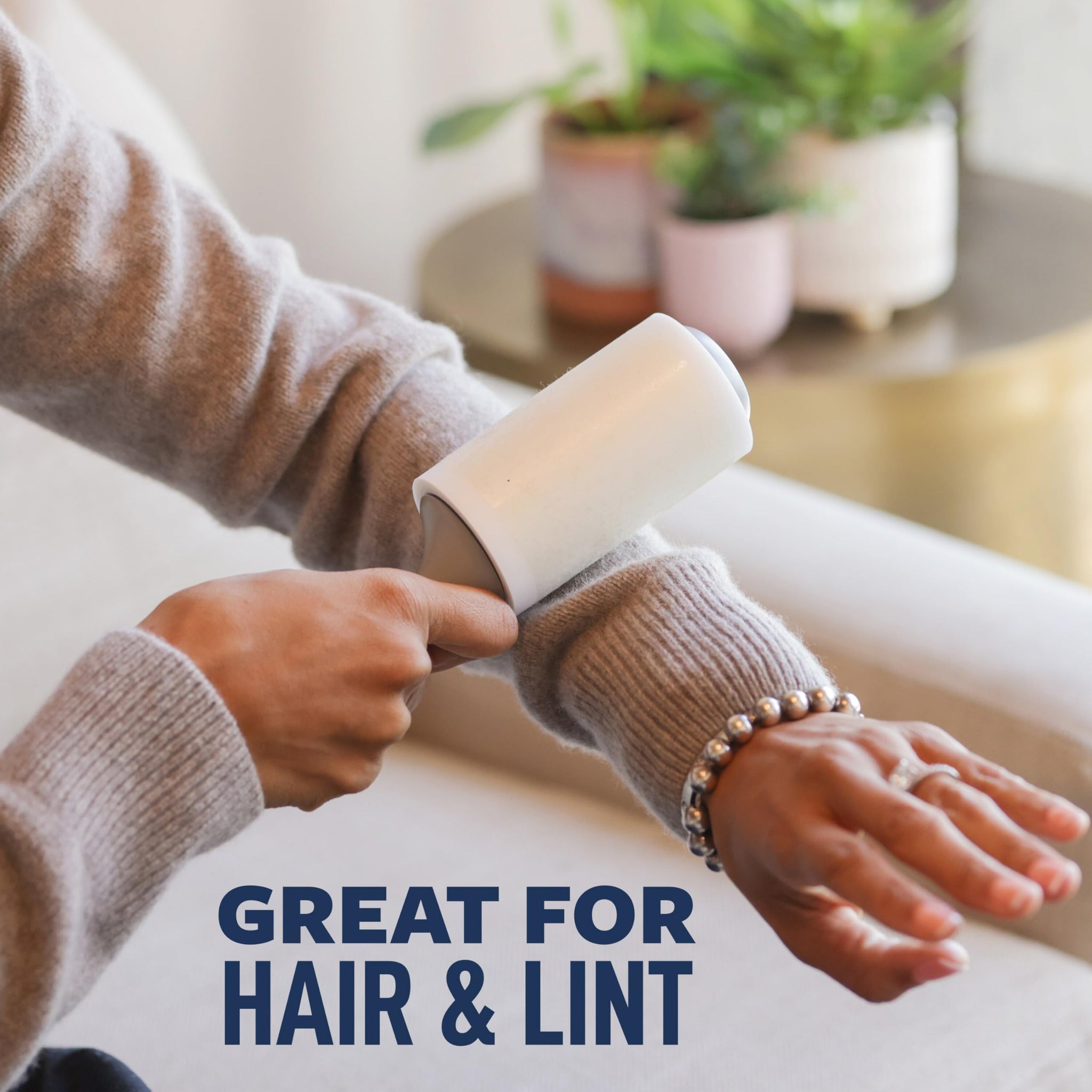 Scotch-Brite Lint Rollers, 100 Sheets per Roller, Pack of 6 (600 Total Sheets) - Mega Value Lint Remover Pack for Pet Hair, Clothes & Furniture