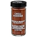 Morton & Bassett Chili Powder Seasoning, 1.9oz - Salt-Free, Non-GMO, Smoky & Bold Blend for Mexican & Tex-Mex
