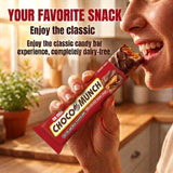Dairy Free Chocolate Candy Bar with Caramel & Nougat - Vegan, Gluten Free, Kosher Parve - Tastes Like Milk Chocolate - Choco Munch Snack Bars (1)