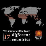 Copper Moon Dark Roast Ground Coffee, Dark Sky Blend, 12 Ounce Bag