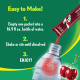 7-UP Powder Drink Mix - Sugar Free & Delicious (Cherry, 72 Sticks)