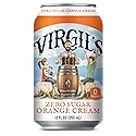 Virgil's New All-Natural Zero Sugar Orange Soda, 12-oz (24 Cans)
