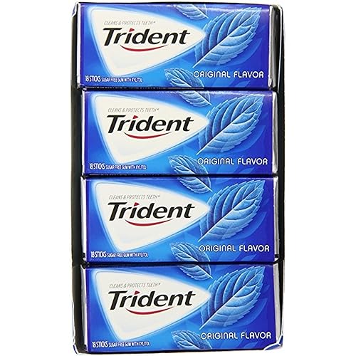 Trident Sugar Free Gum with Xylitol, Original, 14 Count