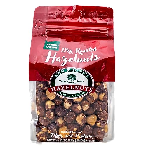 Dry Roasted Hazelnuts - 16 Oz Bag
