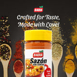 Badia Sazon with Azafran (Saffron) 7 oz - Savory, Earthy & Slightly Floral Latin Seasoning - Infused with Real Saffron