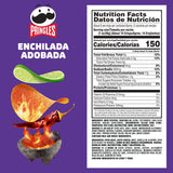 Pringles Potato Crisps, Lunch Snacks, On-the-Go Snack, Enchilada Adobada, 5.5oz Can (1 Can)