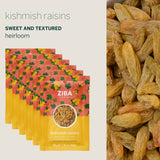 Ziba Foods Kishmish Raisins | Non-GMO, Vegan, Whole 30 Friendly & Paleo | Superfood Naturally High in Fiber, Iron and Immune Boosting Antioxidants