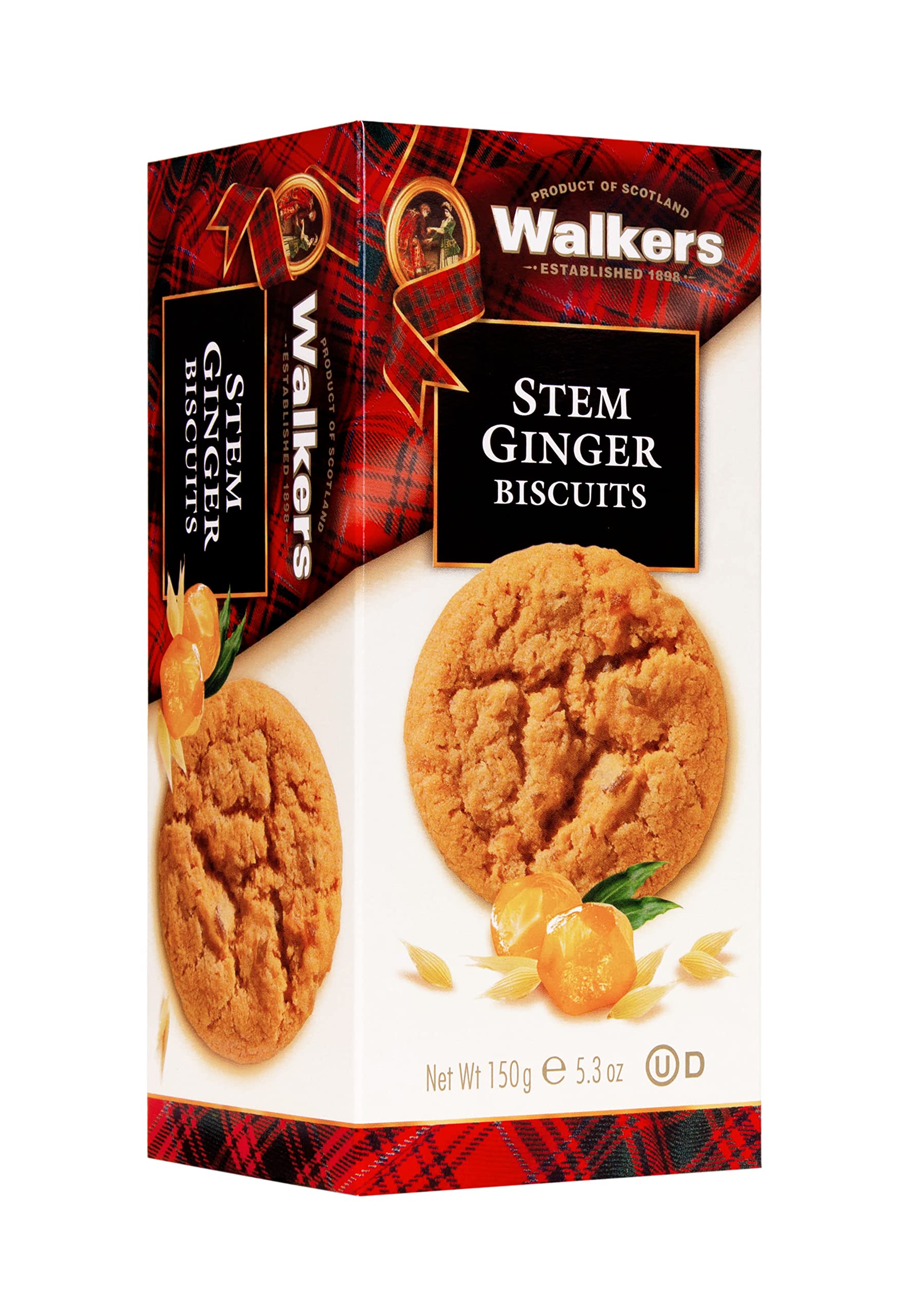 Walkers Stem Ginger Cookies - 5.3 oz