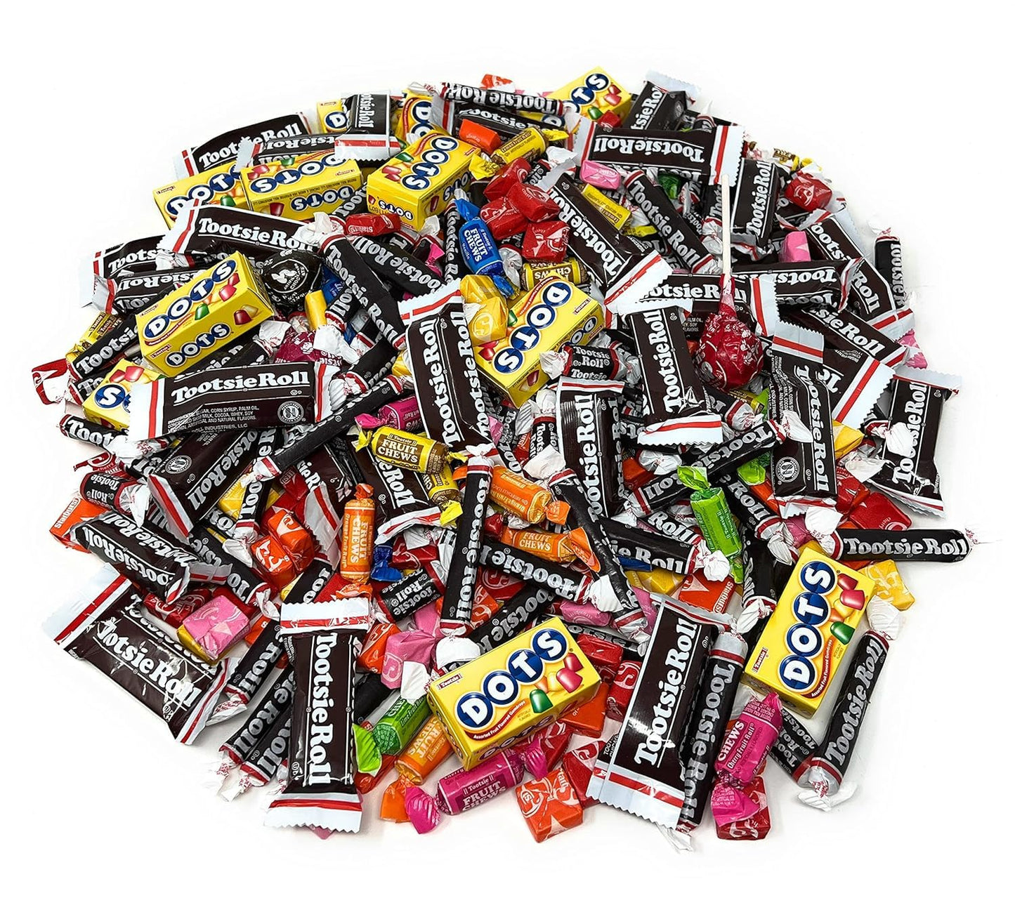 Bulk American Candy Party Mix 3 LB Assortment of Tootsie Rolls Starburst Dots and Tootsie Pops Individually Wrapped Fruity Treats Perfect for Sharing