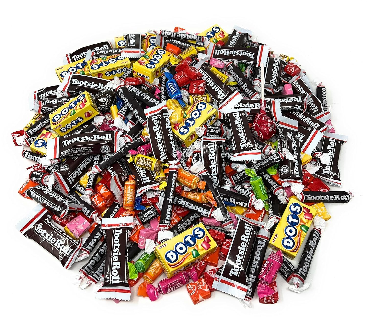 Bulk American Candy Party Mix 3 LB Assortment of Tootsie Rolls Starburst Dots and Tootsie Pops Individually Wrapped Fruity Treats Perfect for Sharing