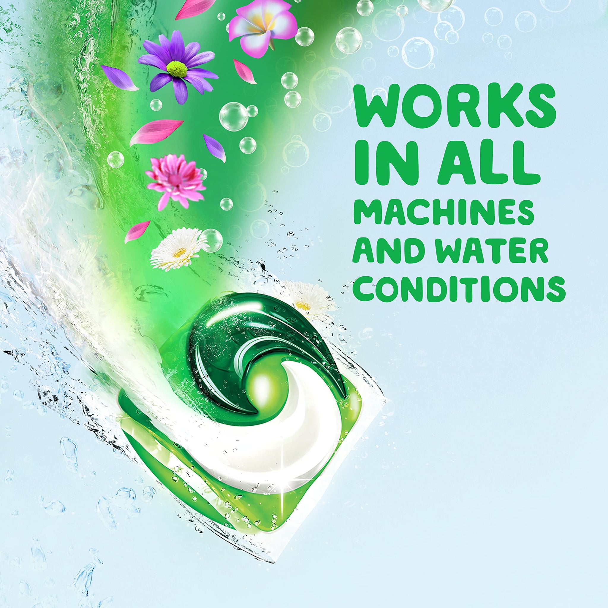 Gain Flings Laundry Detergent Pacs with Odor Defense, 102 Count, Super Fresh Blast Scent, HE 3in1 Detergent Pacs with Febreze and Oxi