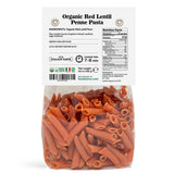 Food to Live Organic Red Lentil Penne Pasta, 8.8 OZ (Pack of 2) - Non-GMO, Single Ingredient. No Additives. No Major Allergens. Good Source of Plant