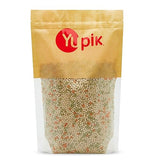 Yupik Toasted Pearl Tricolor Couscous, 2.2 lb (35.2 oz), Vegan, Kosher, Nutty Flavour, Low-Calorie, Cholesterol-free, Sodium-free, Versatile Grain for Salads, Soups & Side Dishes