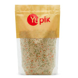 Yupik Toasted Pearl Tricolor Couscous, 2.2 lb (35.2 oz), Vegan, Kosher, Nutty Flavour, Low-Calorie, Cholesterol-free, Sodium-free, Versatile Grain for Salads, Soups & Side Dishes