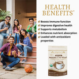 DelighTeas Organic Masala Chai Powder | Caffeine free, Unsweetened, Vegan, Keto | Ayurvedic Digestive Support blend for Chai Spice Tea | 100 Servings