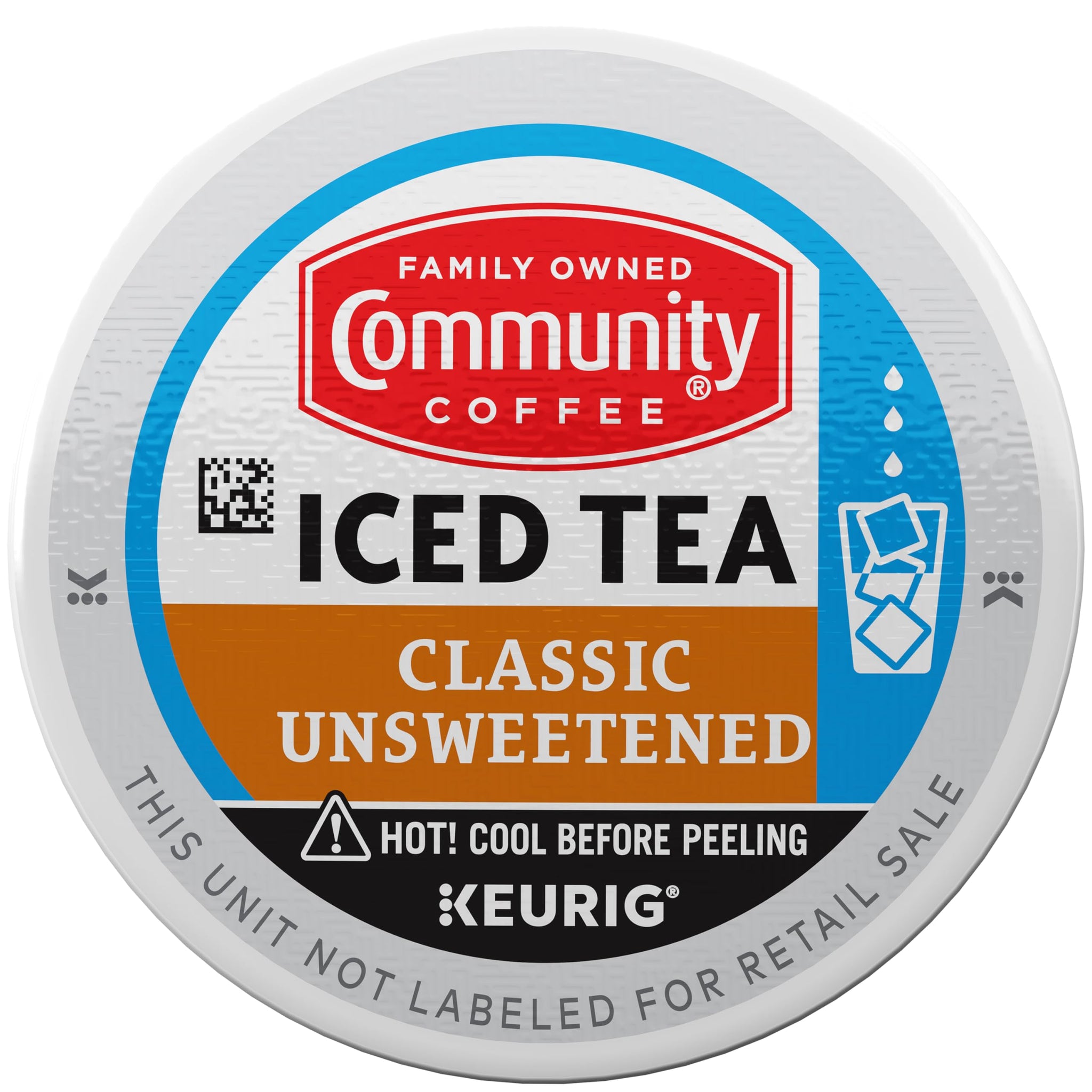Community Coffee Classic Unsweetened Iced Tea Keurig® K-Cup® Pods 12 Count (Pack of 1)