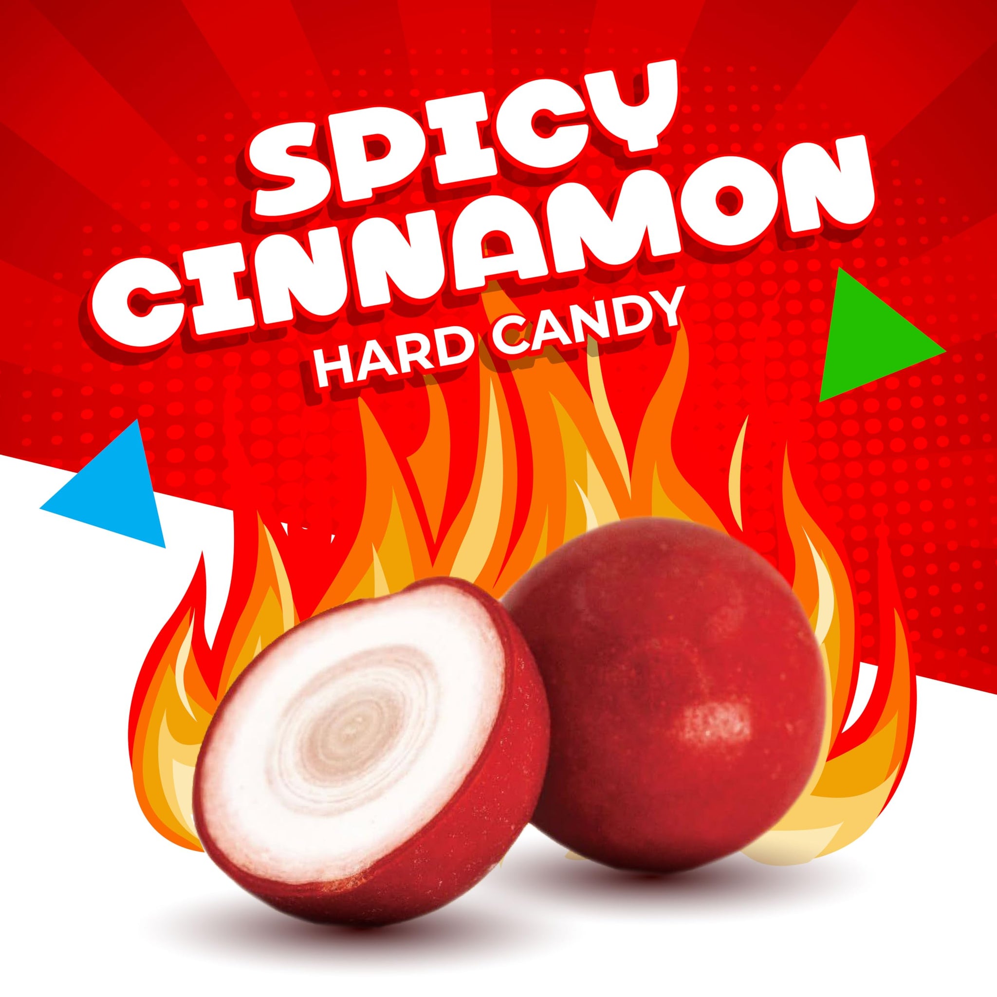 Cinnamon Jawbreakers | 1 Pound Bag | Individually Wrapped Hot Cinnamon Candy | Spicy Old Fashioned Candy for Office Bowls, Sharing & Gifting | Bold