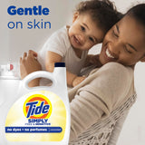 Tide Simply Liquid Laundry Detergent, Free & Sensitive Scent, 89 Loads, 117 fl oz