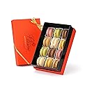 French Almond Macarons Cookies Gift Box - 12 pcs (Pack of 2) - Non GMO, Assorted Macaroons Cookies - Imported From France