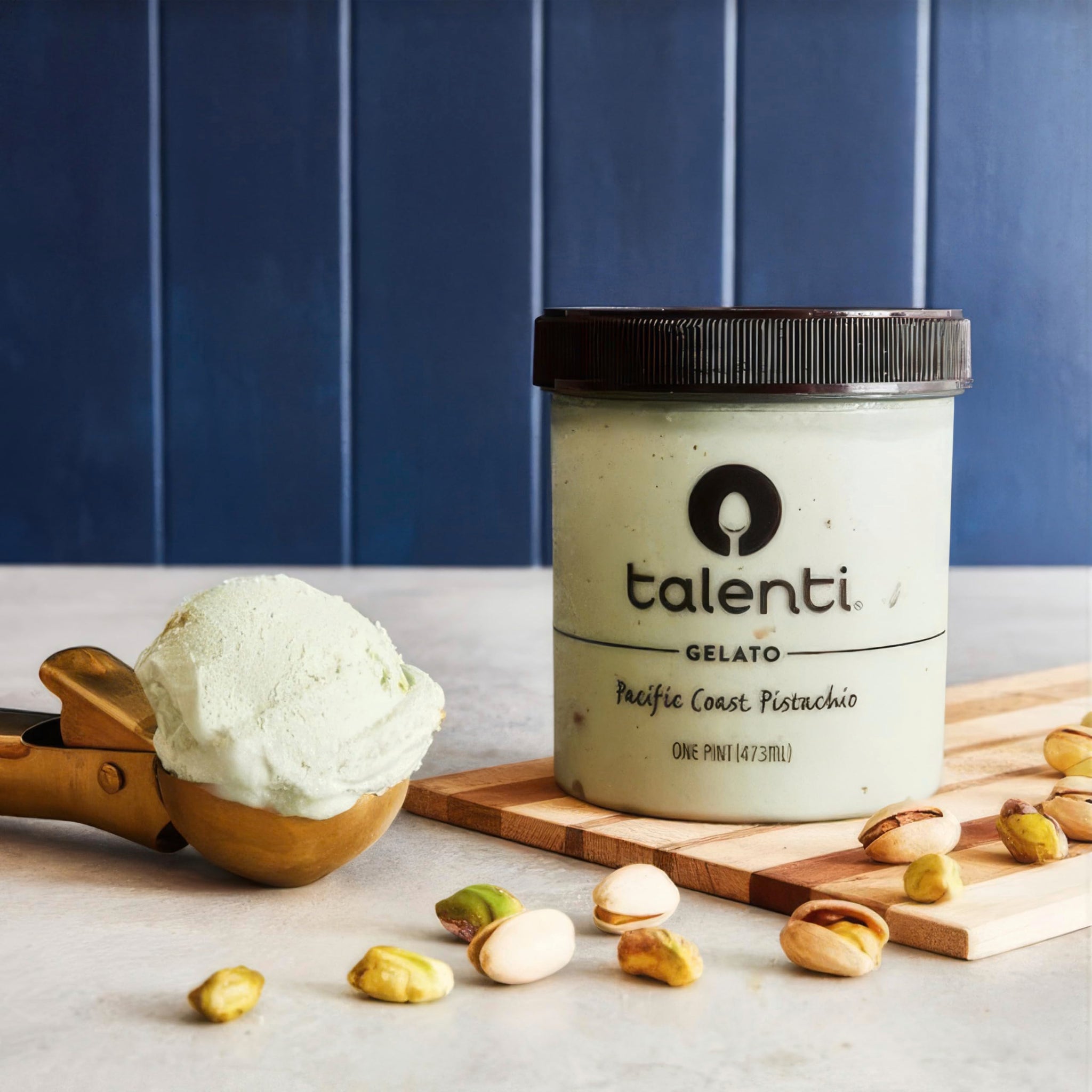 Talenti Gelato For a Delicious Frozen Dessert Pacific Coast Pistachio Made with Real Ingredients 1 Pint