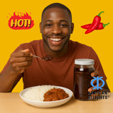Special Shito |Shrimp Sauce Hot Sauce |Ghana Shito | Premium Blend of Shrimp | Fish Powder |Spices & Hot Dried Pepper (8 oz Mild)