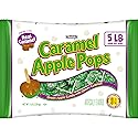 Tootsie Roll Caramel Apple Pops - Caramel Covered Green Apple Candy Lollipops - Bulk Gluten Free Candy - 5 Pound Bag of Caramel Apple Suckers, 125