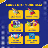 Canel’s Mexican Candy Mix Bag, Assorted Candy with Fruit Chews, Gum, Lollipops, Cherry Sours, and Jelly Beans, for Parties and Sharing, 3.5 Pound Bag
