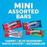 Airheads Mini Candy Bars, Taffy Variety Pack, Individually Wrapped Bulk Candy, Six Assorted Fruit Flavors Artificially Flavored, 5 Pound Bag